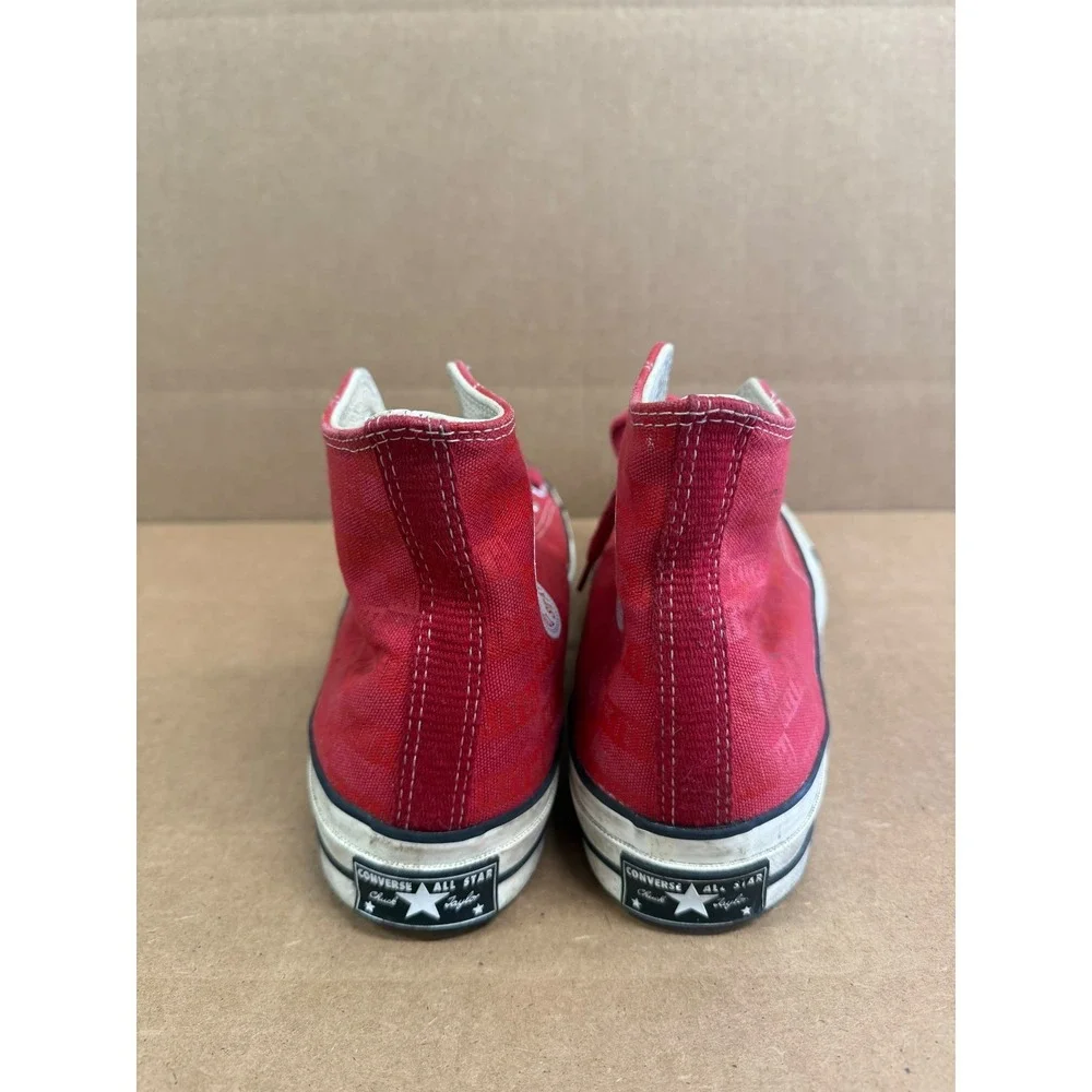 Kith x Converse Chuck 70 High Salsa Sneakers Red Egret 165627C Mens Size 8.5 US